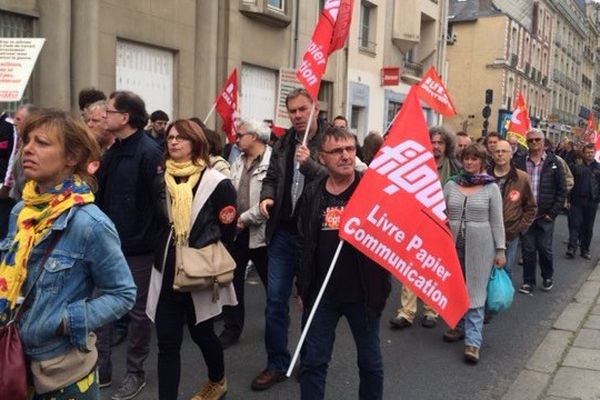 2 000 manifestants dans les rues de Rennes contre la loi Travail ce 17 mai