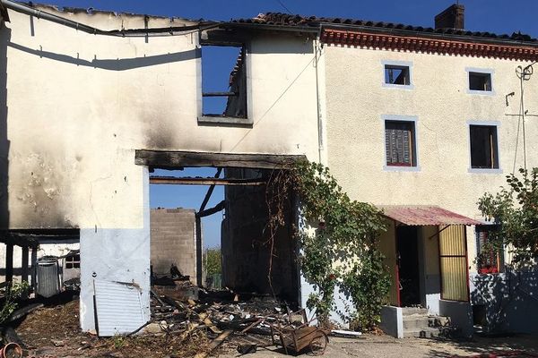 Des dégâts impressionnants après chaque incendie à Saint-Flour l'Etang dans le puy-de-Dôme