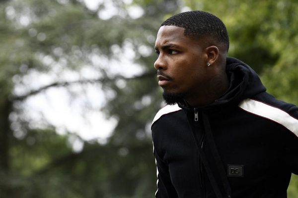 Mike Maignan à Clairefontaine avec les Bleus la semaine dernière.