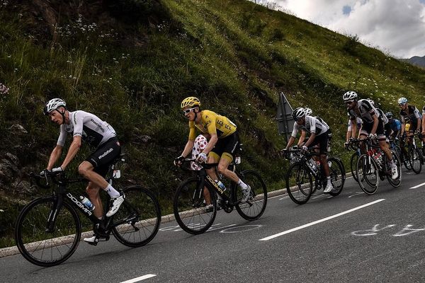 Au classement général, le Britannique Geraint Thomas devance de près de deux minutes le Néerlandais Tom Dumoulin