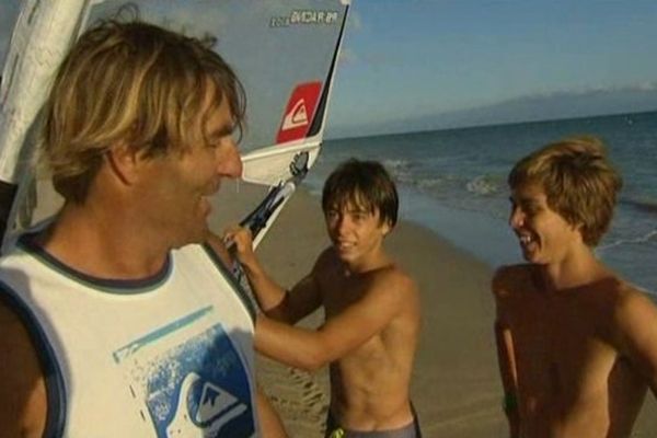 Antoine Albeau, 20 fois champion du monde, coach de ses neveux