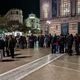 Environ 250 personnes se sont rassemblées devant l'Opéra Comédie à Montpellier, pour "fêter" le décès de Jean-Marie Le Pen, selon le décompte des forces de l'ordre.