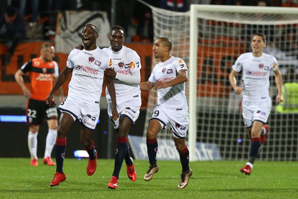 Le 19 janvier 2018, Joseph Lopy (à gauche) arrachait l'égalisation à la 90' face à Lorient.