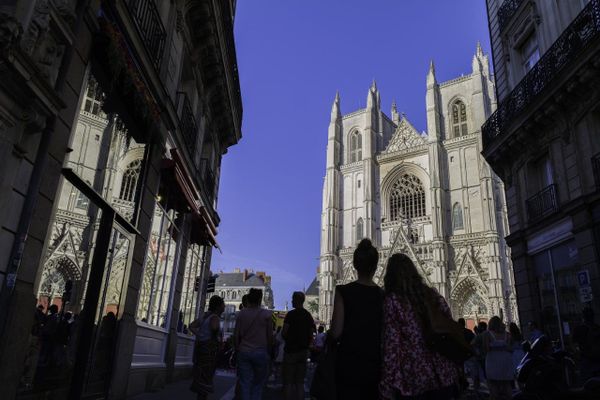 La cathédrale de Nantes après l'incendie du 18 juillet 2020