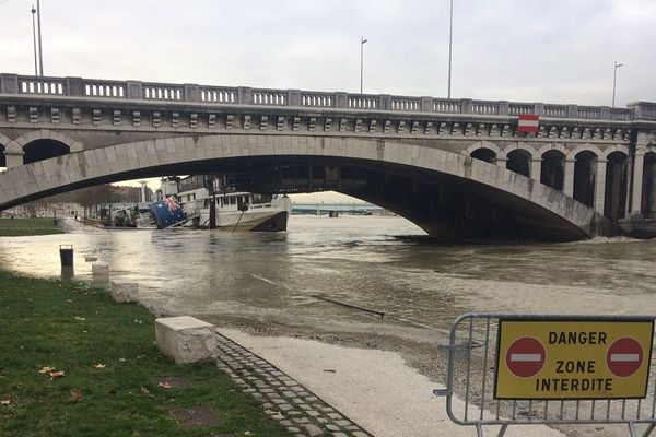 Lyon - Le pont Wilson - 23/1/18