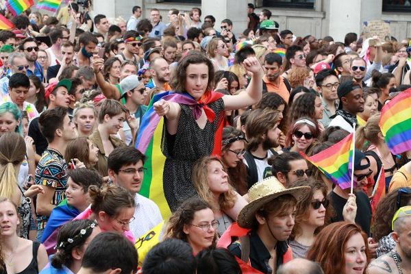 La Marche des fiertés parisienne, édition 2017.