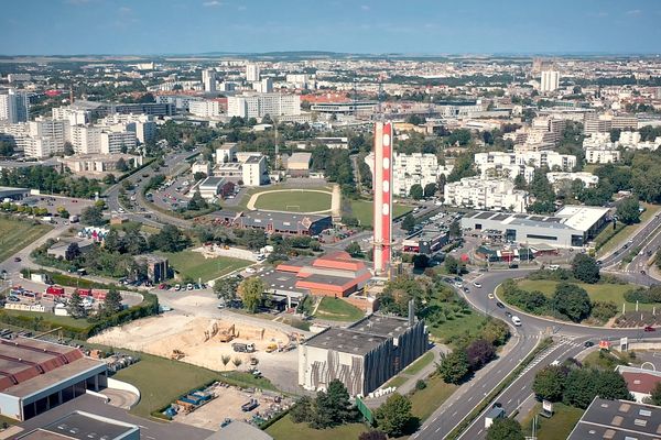 La chaufferie alimente le quartier Croix Rouge et celui des Châtillons.