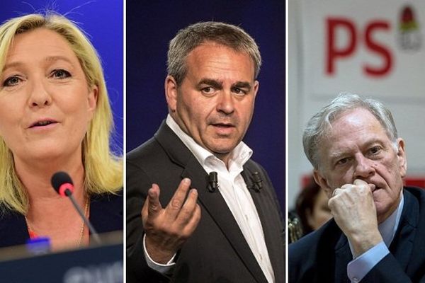 Selon le premier sondage officiel, Marine Le Pen récolterait plus de suffrages que Xavier Bertrand, et beaucoup plus que Pierre de Saintignon.