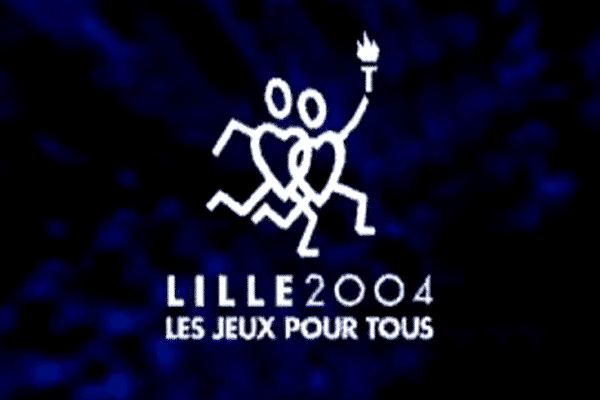 Le logo de la candidature de Lille pour organiser les Jeux olympiques de 2004.