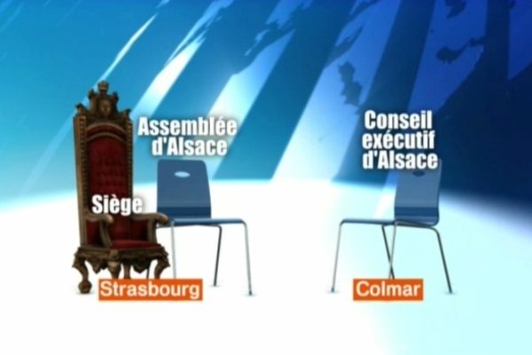 Dans le projet adopté en novembre, Strasbourg accueillera l'Assemblée d'Alsace, et Colmar le Conseil exécutif
