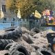 Les agriculteurs de la coordination rurale des Ardennes à la préfecture de Charleville-Mézières.