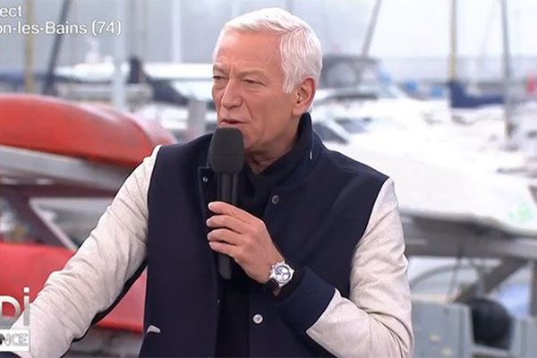 Laurent Boyer sur le plateau de Midi en France à Thonon-les-Bains