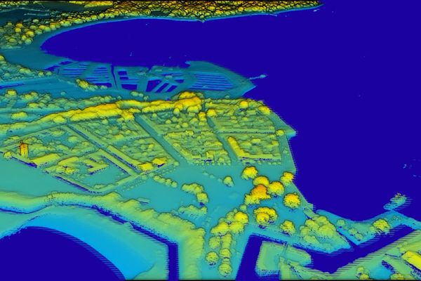 La Charente-Maritime est désormais accessible en 3D grâce à la technologie Lidar et à l'IGN