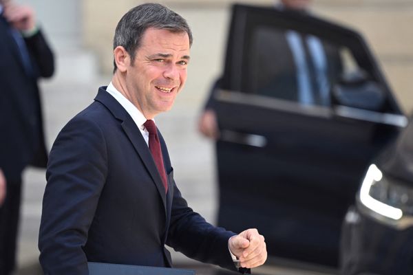 Olivier Véran, l'actuel ministre de la Santé était à l'Elysée ce matin pour la cérémonie d'investiture du second mandat d'Emmanuel Macron