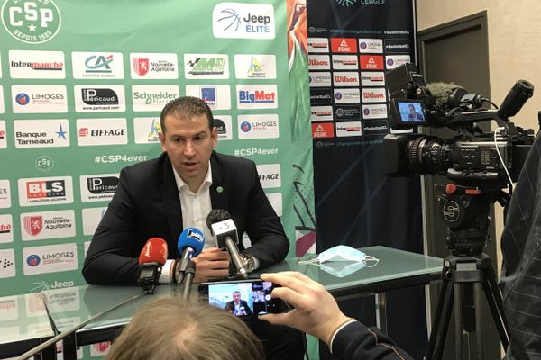 Le coach du Limoges CSP est satisfait de la rencontre.