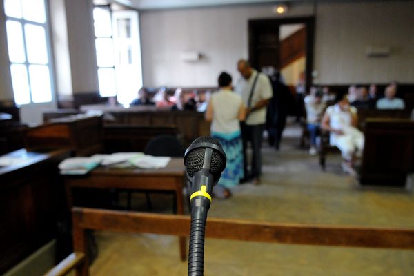 Salle d'audience du tribunal de Digne. 