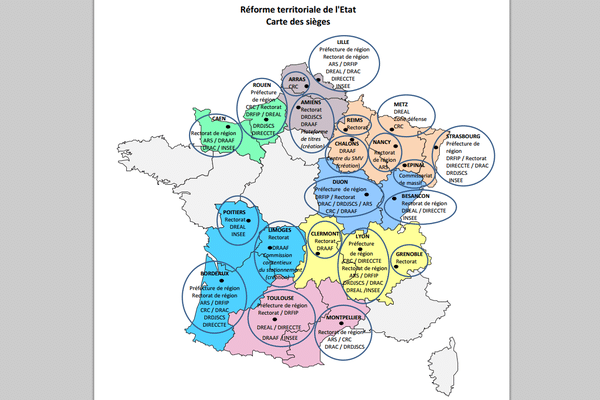 Bordeaux concentrera une grande partie des services de l'Etat. 