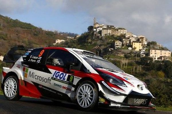 Tour de Corse 2018 :  Esapekka Lappi le 5 avril 2018 à Sorbo-Ocgnano. 