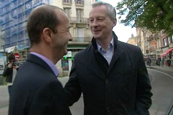 Mathieu Chamussy soutient Bruno Le Maire, lequel nous a listé les qualités du Grenoblois.