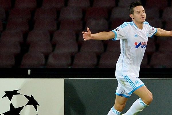 Florian Thauvin après son but en match de Ligue des champions à Naples