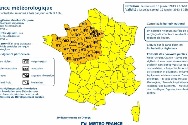 La Vienne et les Deux-Sèvres toujours en vigilance orange