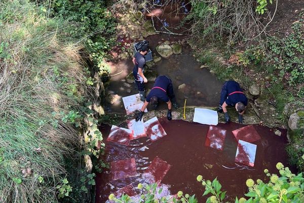 200 litres de gasoil se sont déversés dans la rivière.