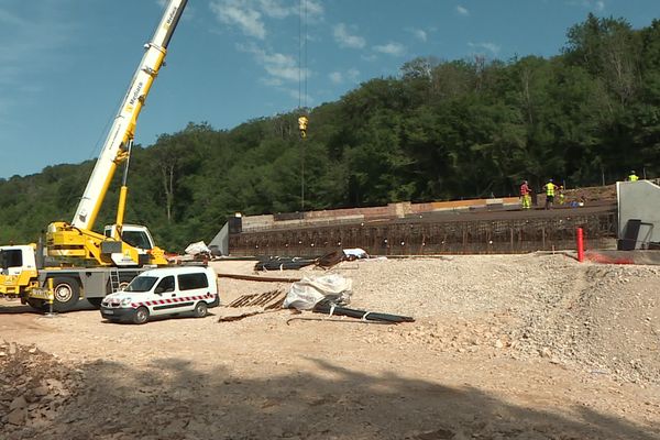 Le long de l'A36, six écoponts sont en construction.