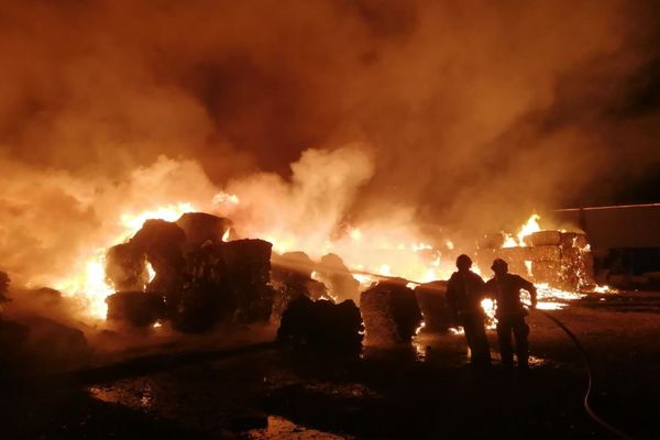 Plus de 80 pompiers sont mobilisés sur un incendie dans un site industriel de Chêne-en-Semine (Haute-Savoie), ce lundi 23 octobre.