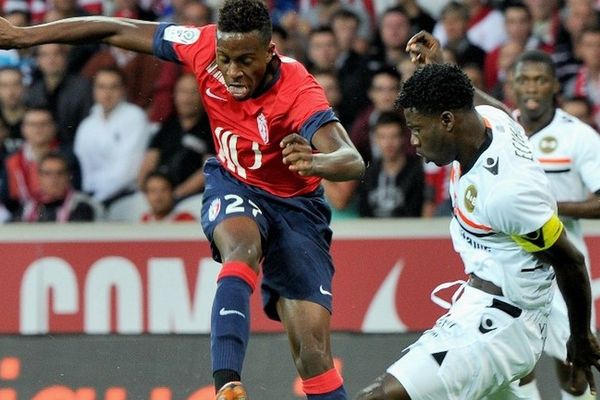 Divock Origi (LOSC) face à Lorient samedi dernier. 