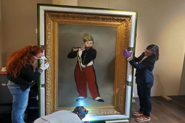 Montpellier - "Le Fifre", chef d'oeuvre d'Edouard Manet sera exposé jusqu'à fin juin au Musée Fabre - 27 février 2024.