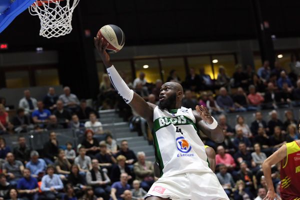 Jonathan Fareill lors d'un match de l'ADA Blois, en avril - Photo d'illustration