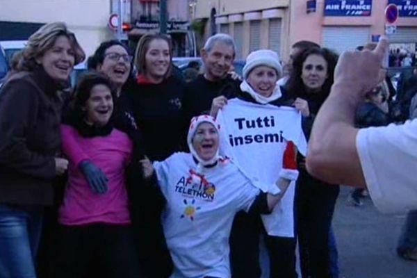 Tutti insemi pour le Téléthon, à Ajaccio le 8 décembre