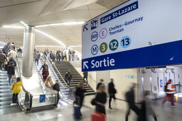 Station Saint-Lazare (illustration)