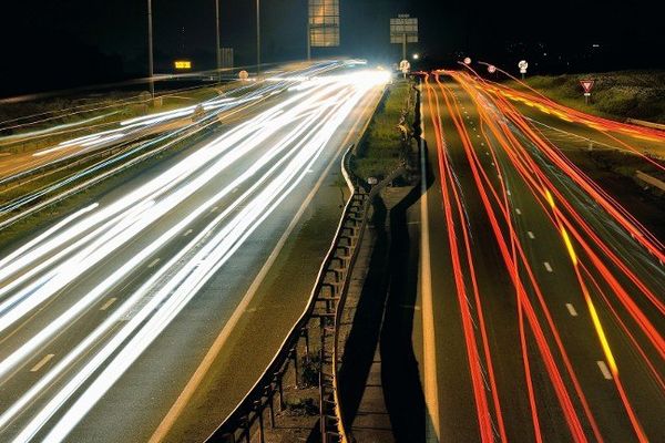 Le chauffard roulait à contre sens sur l'A55.