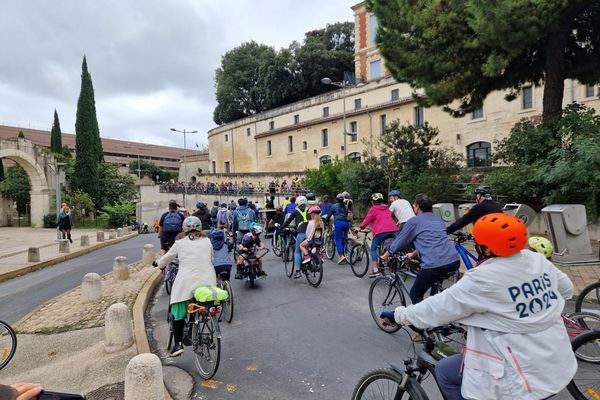 Près de 2000 personnes ont participé à la manifestation "Vélo pour Tous" à Montpellier, pour réclamer d'avantage d'aménagements cyclables, ce dimanche.