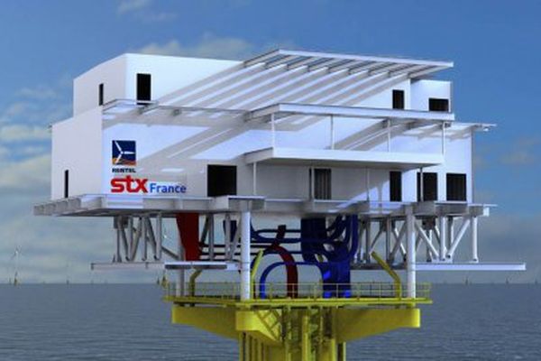 Sous-station électrique offshore STX France