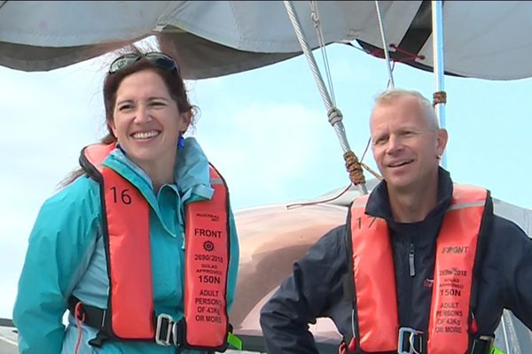 Anne-Leïla Meistertzheim, chercheuse du  Laboratoire d’Océanographie Microbienne de Banyuls-sur-Mer et membre de l'expédition Tara Mission Microplastiques