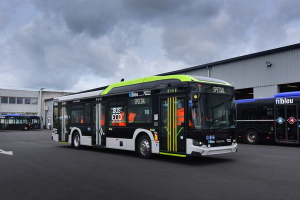 Le nouveau bus au gaz de la métropole de Tours