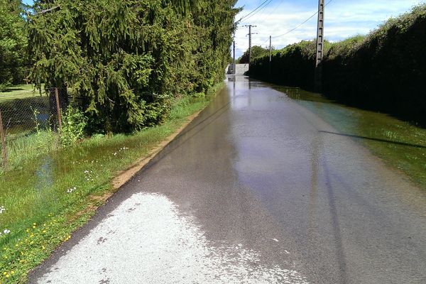 La crue de la Seine à Périgny-la-Rose dans l'Aube