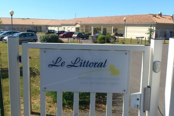 L'entrée de la maison de retraite "Le littoral" à Saint-Augustin-sur-Mer (17)