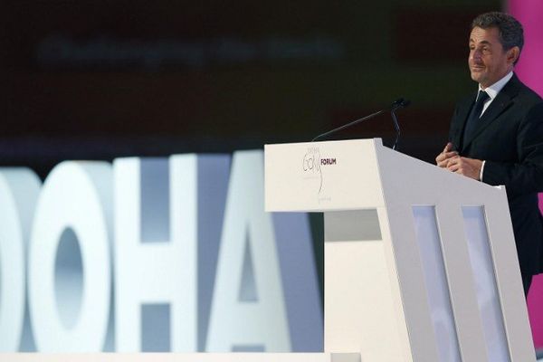 Nicolas Sarkozy à Doha 11 novembre 2012