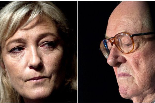 Marine Le Pen et Jean-Marie Le Pen