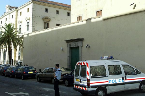 ARCHIVES - La maison d'arrêt d'Ajaccio (Corse du Sud) date du Second Empire.