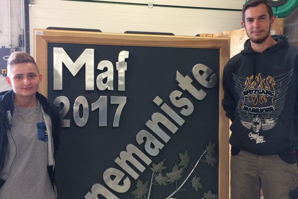 Élise Warembourg et Sylvain Causse : deux des trois meilleurs apprentis de France du Cfa de Mende - 13 septembre 2017