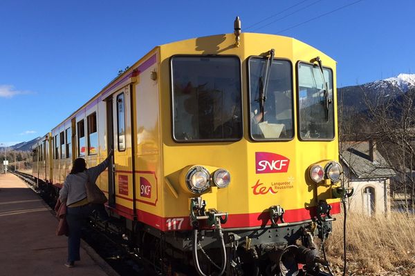 Le train jaune de Cerdagne dans l'émission VAP Catalan sur France 3 Languedoc-Roussillon et midi-Pyrénées le 1 er février 2015.