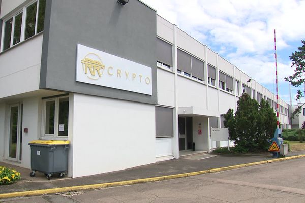 Les bureaux de RR Crypto à Longvic (Côte-d'Or), le mardi 22 juin 2021.