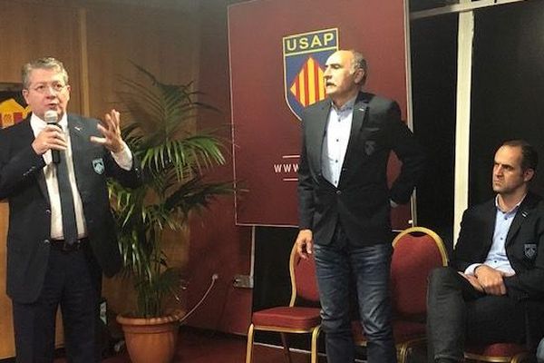 Le président de l’USAP présentait ce jeudi soir un projet "USAP 2023",  censé permettre au club catalan de s’installer dans l’élite du rugby français.