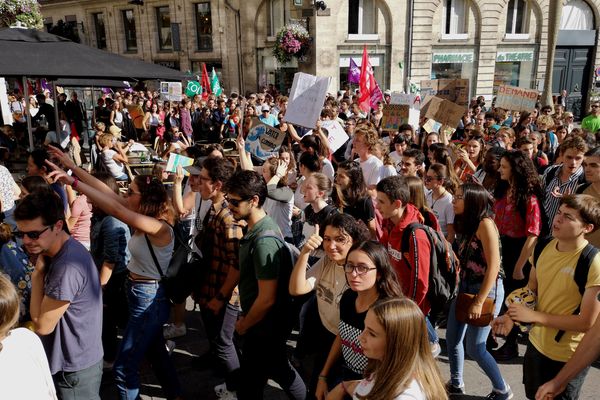 Mobilisation des jeunes pour le climat, le 20 septembre 2019, à Nantes