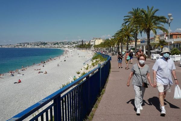 La promenade des Anglais à Nice.