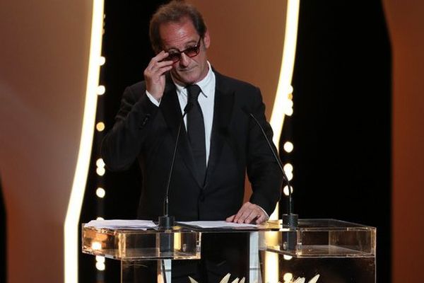 Vincent Lindon en fin de soirée des 70 ans du festival de Cannes